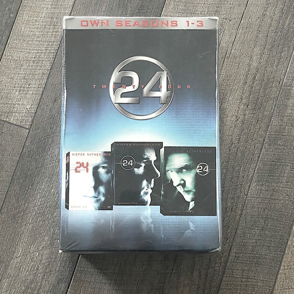 NWT! 24 DVD Box Set Seasons 1-3.